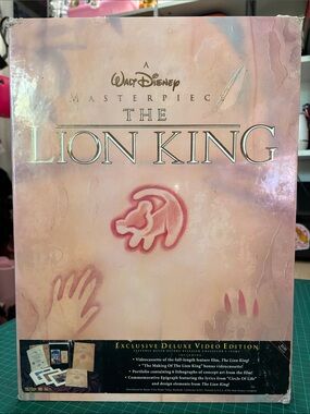 Walt Disney The Lion King Exclusive Deluxe Video Edition NIB